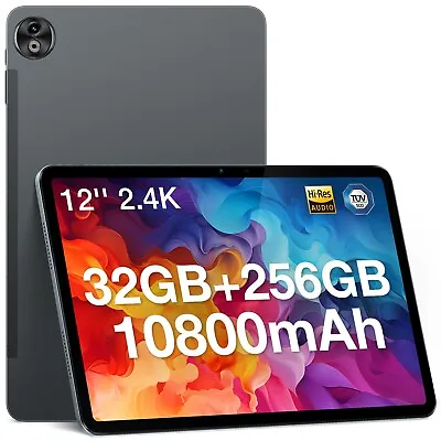10800mAh DOOGEE T20 Ultra Tablet 12  2.4K 12GB+256GB/TF 2TB Android 13 PC 4G LTE • $253.76