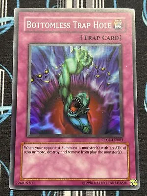 Yugioh Bottomless Trap Hole CP04-EN003 Super Rare LP • $505.17