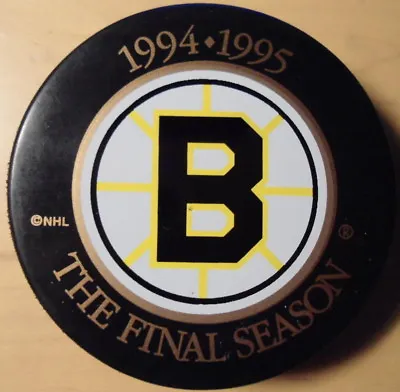 $37.99 • Buy Boston  Bruins  Official  Game  Puck  Sealed   Final  Season   Boston  Garden