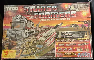 RARE Gen1 1985 TYCO Transformers HO Electric Train And Battle Set - Tested • $200