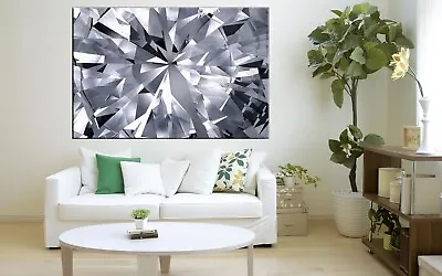 Grey Silver White Modern 3D Tubular Cool Abstract Canvas Print Picture Wall Art • £24