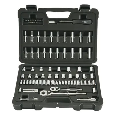 SAE Metric Mechanics Tool Set 85-Piece Ratchet & Socket Sets 1/4 In. And 3/8 In • $50.99