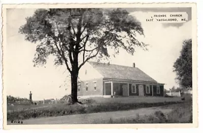 C1920 PC: Panoramic View Of Friends Church – Vassalboro Maine • $9.95