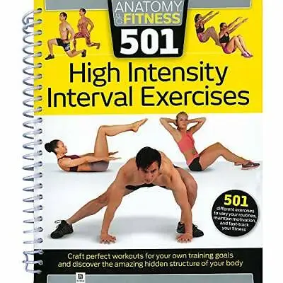 Anatomy Of Fitness 501 High Intensity Interval Yoga Excercise Book - GOOD • $4.45