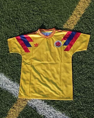 Colombia Retro Jersey 1990 Valderrama #10 Men's • $74.99