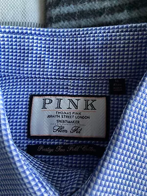 £10.50 • Buy Thomas Pink Slim Fit  Shirt.  Sized 16 Collar. New Without Tags