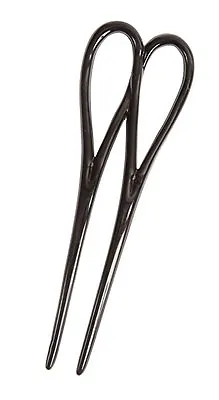 $8 • Buy Caravan French Double Hair Pin With Twist, Black, .65 Ounce