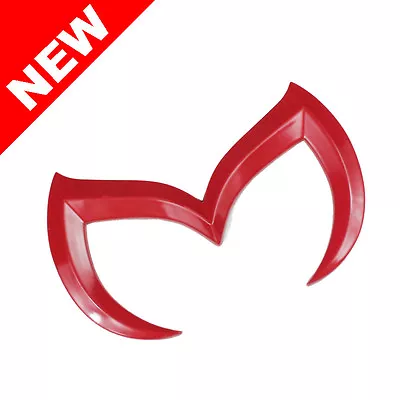 For Mzd3 / MzdSPEED3 EVIL 'M' REAR TRUNK EMBLEM BADGE INSIGNAL - GLOSS RED • $7.44