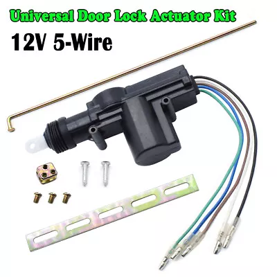 £7.60 • Buy Power Door Lock Actuator Motor 5 Wire Car Central Locking Alarms Security System