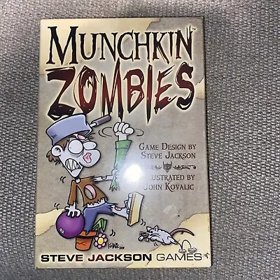  Munchkin Zombies  Card Game By Steve Jackson Complete Excellent 1st Edition  • $16.75