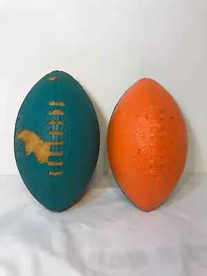 Vintage NERF Football Parker Brothers/Kenner-Orange/Green (Hurricanes/Dolphins)! • $34.99