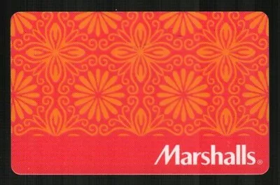 MARSHALLS Floral Pattern ( 2010 ) Gift Card ( $0 ) • $2.50