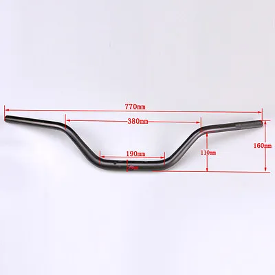 1 1/8  28mm Mid Handlebar Handle Fat Bars Pit Bike Motorcycle Enduro ATV MX • $42.86