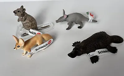 £20 • Buy Schleich Assorted Wild Animals: Desert / Fennec Fox, Platypus, Quokka & Aardvark
