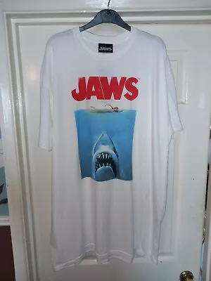 Jaws Movie T Shirt New With Tag Shark Scary Horror Official 2XL XXL  • £3