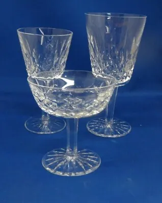 $40 • Buy  Waterford Crystal Lismore 1 Water Goblet 1 Claret 1 Champagne