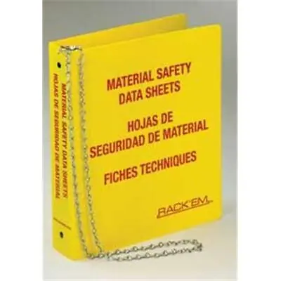 RackEm Racks 3008 Trilingual MSDS Binder 1.5 In. Ring - Holds 275-300 Sheets • $27.28