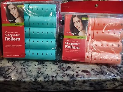 Magnetic Hair Rollers Large & Extra Large  • $6.95