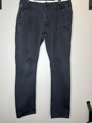 G Star Raw Straight Tapered Cargo Pants Mens Dark Gray Size 34x32 34x30 Chino • $44.99