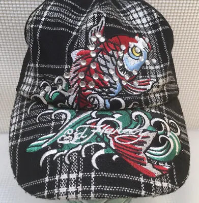 Don Ed Hardy Coy Koi Fish Tattoo Mesh Snapback Baseball Cap Trucker Hat • $24.99