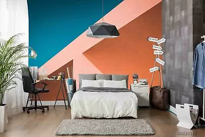 3D Abstract Geometry Building Self-adhesive Removable Wallpaper Murals Wall 52 • $39.14