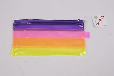 New Zanrax DL Rainbow Coloured Pencil Case School Stationery • £3.99