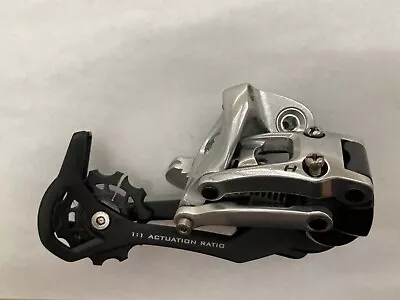 SRAM X9 9 Speed Long Cage Rear Derailleur (missing Clamp  Cracked Pulley) • $35