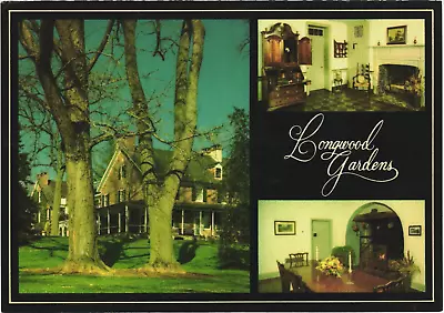 Postcard:  Longwood Gardens - The Peirce-du Pont House -- Pennsylvania -- USA • $4.65