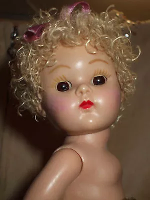 Curly Doll Wig For 7 To 8 Inch Dolls In Vanilla Color 5 To 6 Inch Head • $18.99