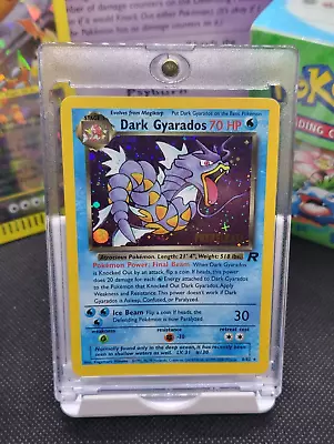 Dark Gyarados 8/82 Team Rocket Prerelease Pokemon Card TCG Holo NM +FREE Mew #8 • $15