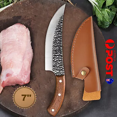 7  Japanese Forged Boning Knife Sharp Blade High Carbon Blade Steel Hunting K • $15.85