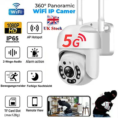 1080P IP Camera Wireless WIFI Outdoor CCTV HD PTZ Smart Home Security IR Cam 5G • £24.98