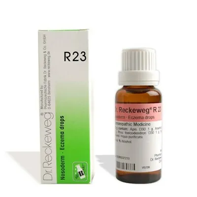 Dr Reckeweg R23 Drops 22ml Pack Made In Germany OTC Homeopathic Drops • $40.90
