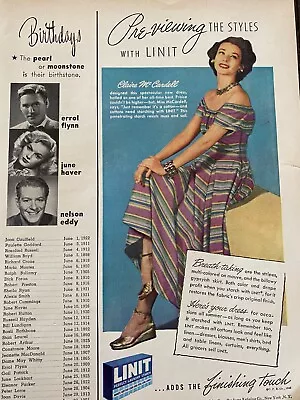 £1.94 • Buy Linit Laundry Starch, Detergent, Vintage Print Ad, A