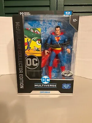 McFarlane Collector Edition Action DC Comics Superman PLATINUM CHASE Multiverse • $85