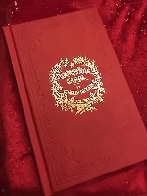 A Christmas Carol By Charles Dickens Deluxe First Edition Hardcover Collectible • $84.95