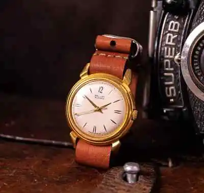 Soviet Watch Rodina Vintage Watch Automatic Made In USSR. Gold-plated Case • $280