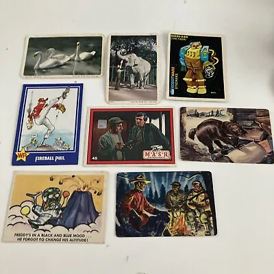 7 Vintage Non-Sport Trading Cards Sgt Preston Weird-Ohs MASH • $4.99