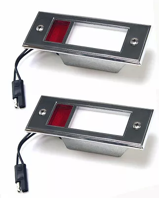 New! 1965-1966 Ford Mustang Pony Interior Door Courtesy Lights Pair Right & Left • $79.90