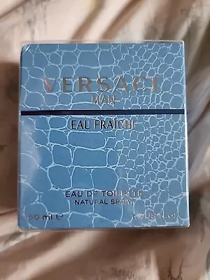 Versace Man Eau Fraiche 1.7oz Men's Eau De Toilette Brand New Wrapped • $70.21