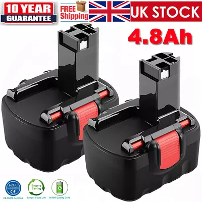 £14.99 • Buy 2X For Bosch 14.4V Battery 4.8AH BAT038 BAT040 BAT140 2607335533 PSR1440 Ni-MH
