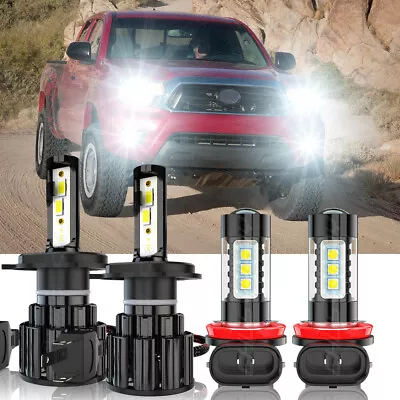 For Toyota Tacoma 2012 2013 2014 2015 LED Headlight High/Low + Fog Lights Bulbs • $39.99