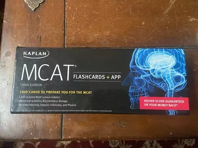 Kaplan MCAT Prep Flashcard Set (1000 Flashcards) - New Condition • $18.56