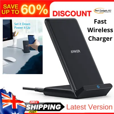 $49.47 • Buy Anker Fast Wireless Charger, 10W Wireless Charging Stand, Qi-Certified PowerWave