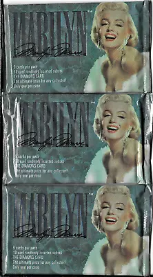 Marilyn Monroe 5 Sealed Packs 9 Cards Per Pack • $19.95