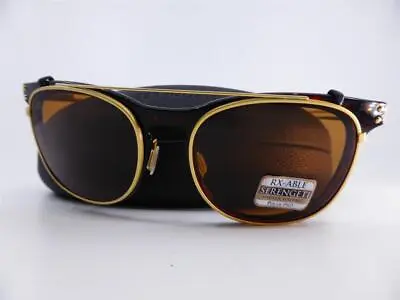Serengeti Sunglasses ENZO Shiny Dark Tort Light Gold POLARISED PhD Drivers Lens • $167.74
