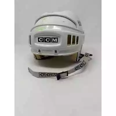Vintage CCM Ice Hockey Helmet White Original Padding - SM 15 1997 Look • $31.99