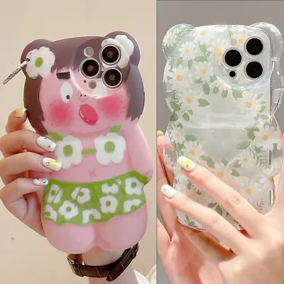 $15.92 • Buy Cute Pattern 3D Shockproof Case For IPhone 14 13 12 11 Pro/Pro Max Phone Cover