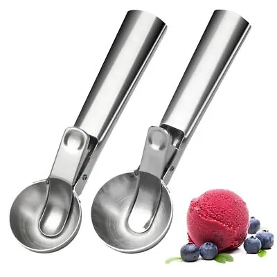 Ice Cream Scoop Stainless Steel For Mash Potato Ice Cream Spoon Ball Scooper Hot • £5.79