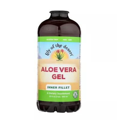 Lily Of The Desert Aloe Vera Gel - Dietary Supplement 32 Fl Oz • $13.40